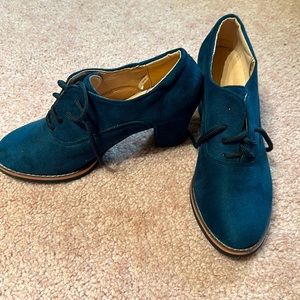 Blue suede shoes